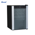 20 Bottles Portable Glass Door Small Portable Refrigerator Wine Cooler with LED Display
